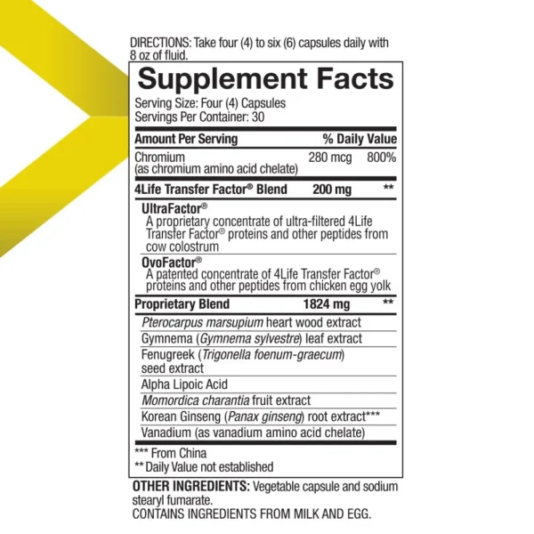 4Life Transfer Factor GluCoach - Image 3