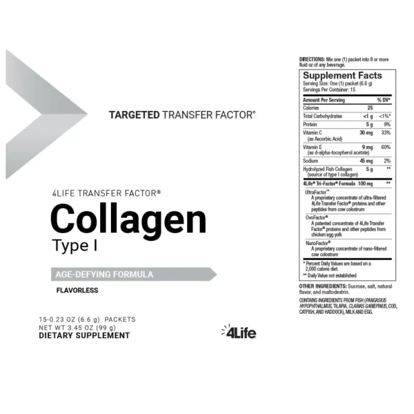 4Life Transfer Factor Colágeno Tipo I - Image 2